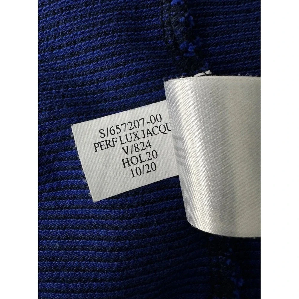 Banana Republic BR+ Luxury Touch Performance Polo Golf‎ Shirt Large Blue Stripe